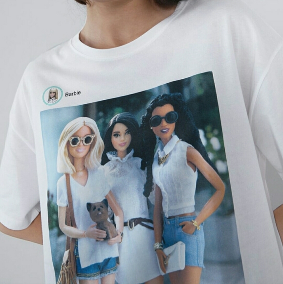 zara barbie t shirt
